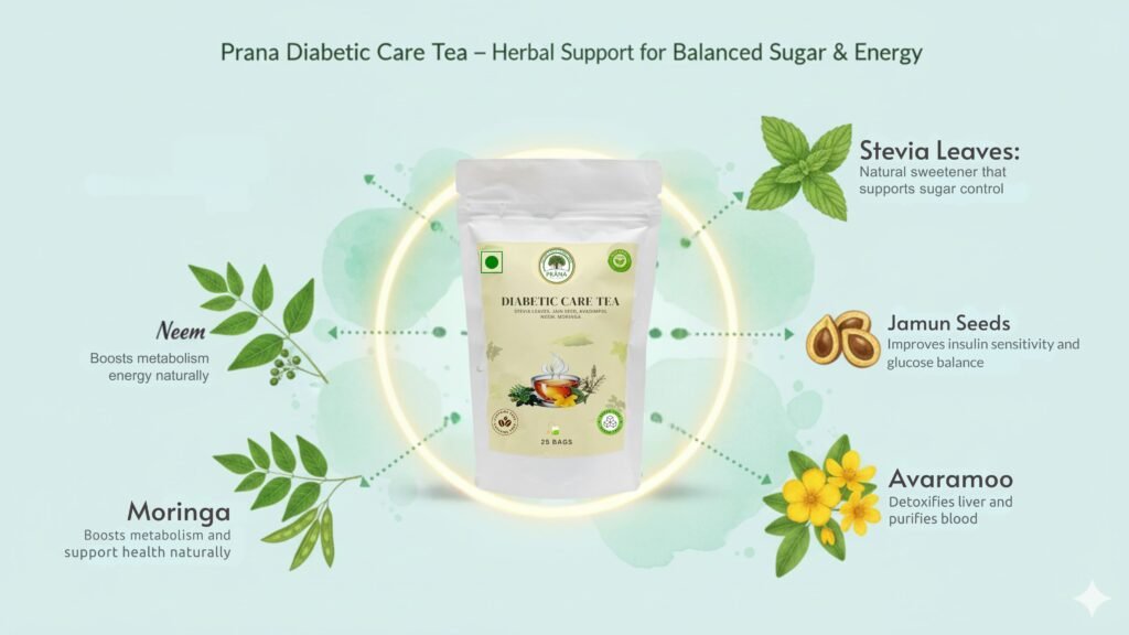 Diabetic Tea herbal Tea Prana tea